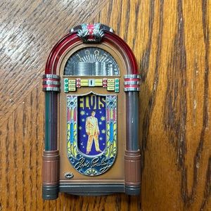 Vintage 1997 Elvis jukebox ornament 3rd in a collectible series great condition
